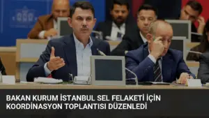 Bakan Kurum İstanbul Sel Felaketi İçin Koordinasyon Toplantısı Düzenledi