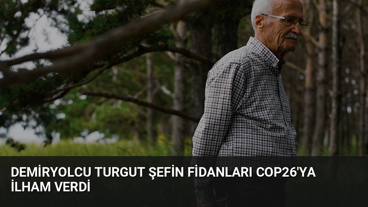 Demiryolcu Turgut Şefin Fidanları COP26’ya İlham Verdi