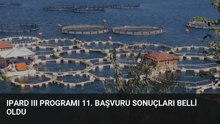 IPARD III Programı 11. Başvuru Sonuçları Belli Oldu