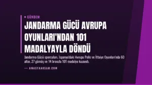 Jandarma Gücü Avrupa Oyunları'ndan 101 Madalyayla Döndü