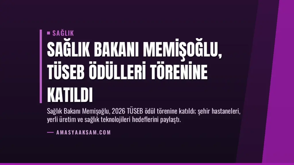 Sağlık Bakanı Memişoğlu, TÜSEB Ödülleri Törenine Katıldı