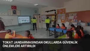 Tokat Jandarmasından Okullarda Güvenlik Önlemleri Artırıldı